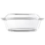 Ardesto Black Mars Round Baking Dish with Lid 1.5l