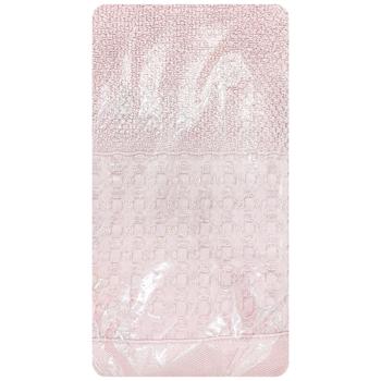 Рушник Dina.Me Qd-0568 махровий небесно-рожевий 50*90см 500 г/м2
