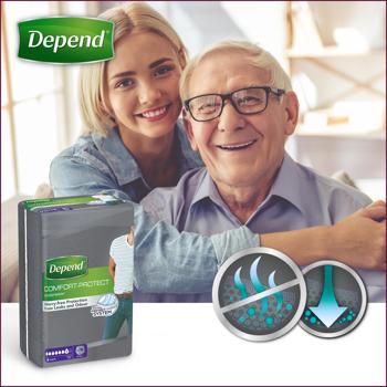 Спідня білизна поглинаюча Depend для чоловіків L/XL 9шт - купити, ціни на КОСМОС - фото 4