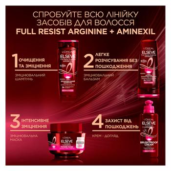 Бальзам-ополаскиватель L'Oreal Paris Full Resist для слабого и склонных к выпадению волос 200мл - купить, цены на КОСМОС - фото 5