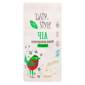 Хлібці Tasty Style Чіа кукурудзяно-рисові 100г