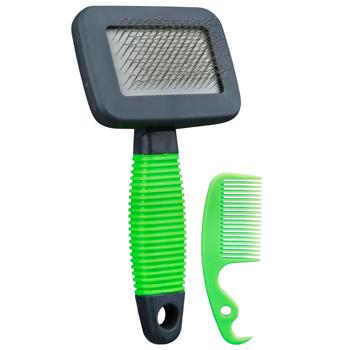 Trixie Plastic Brush + Comb for Rodents 14x7cm - buy, prices for MasterZoo - photo 2