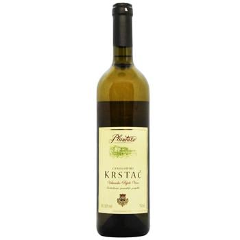 Вино Plantaze Crnogorski Krstac біле сухе 13,5% 0,75л