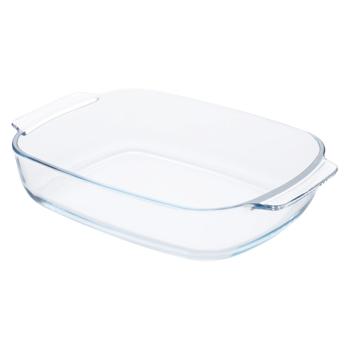 Guardini Vetro Borosilicato Rectangular Baking Dish with Handles 38*25.5*7cm - buy, prices for MegaMarket - photo 1