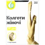 Auchan Black Women's Tights 20den size 4