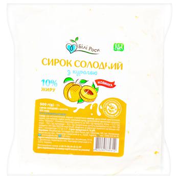 Bili Rosy Sweet Curd with Apricots 10% 500g