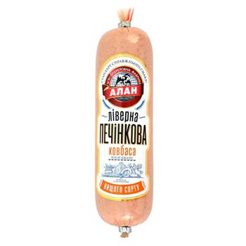 Колбаса Алан Ливерная Печеночная - купить, цены на КОСМОС - фото 1