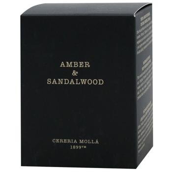 Cereria Molla Mini Amber & Sandalwood Scented Candle 70g - buy, prices for WINETIME - photo 1