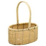 Oval Beige Basket 24*15*29cm