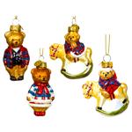 Decoris Bear Pendant 4x3x7cm in assortment