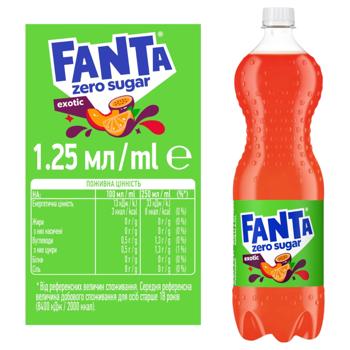 Напій газований Fanta Exotic Zero 1,25л - купити, ціни на - фото 2