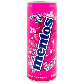 Напиток газированный Mentos Фруктовый микс 240мл - купить, цены на КОСМОС - фото 1