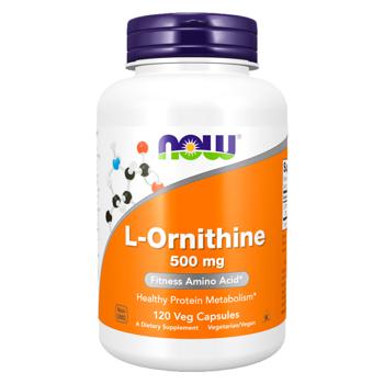 Now Foods L-Ornithine 500mg 120 capsules - buy, prices for Biotus - photo 1