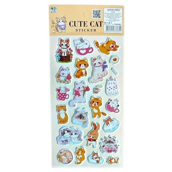 Набір наліпок Malevaro Cute Cat в асортименті - купити, ціни на Auchan - фото 5