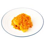 Хек в томатному соусі під овочами ваг