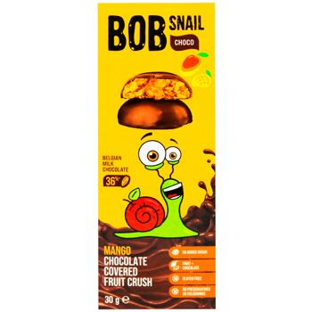 Цукерки Bob Snail мангові в молочному шоколаді без цукру 30г - купити, ціни на Торба - фото 2