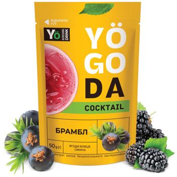 Yogoda Cocktail Bramble Drink Concentrate 50g - buy, prices for MegaMarket - photo 1
