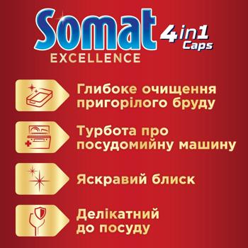 Капсулы для посудомоечной машины Somat Exellence Duo 60+60шт - купить, цены на - фото 3