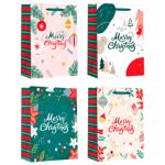 Malevaro Large Xmas Merry 2 Paper Package 26x12.7x32.4cm in Assortment