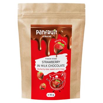 Полуниця Panfruit сублімована ціла в шоколаді 50г  - купити, ціни на Grono - фото 1