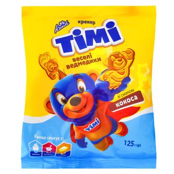 Konti Timi Merry Bears Cracker with Coconut Flavor 125g - buy, prices for Epicentr FOOD - photo 1