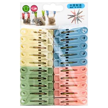 Set of Plastic Clothespins 20pcs 34845-8 - buy, prices for Tavria V - photo 1