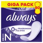 Always Daily Fresh Normal Pads 80pcs