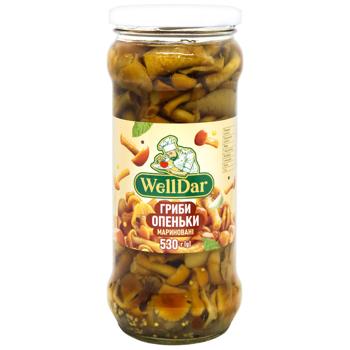 Опята WellDar маринованные 580г - купить, цены на ЕКО Маркет - фото 1