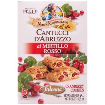 Falcone Сantucci d'Abruzzo Classic Cranberry Cookies 180g - buy, prices for Epicentr FOOD - photo 1