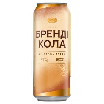 Obolon Brandy-Сola Low-alcohol Drink 8% 0.5l - buy, prices for EKO Market - photo 1