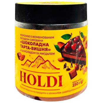 Holdi Chocolate Tart with Cherry and Almonds Ice Cream 250g
