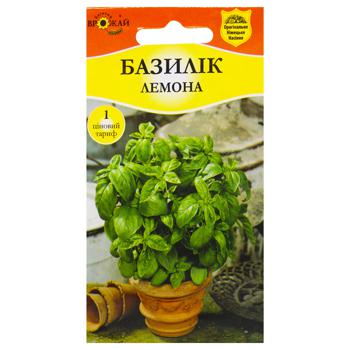 Bahatiy Vrozhay Lemon Basil Seed 0.3g - buy, prices for COSMOS - photo 1