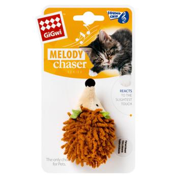 GiGwi Melody Chaser Hedgehog Cat Toy with Electronic Chip 7cm - buy, prices for NOVUS - photo 2