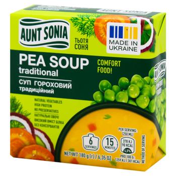 Суп гороховый Тётя Соня Традиционный 180г - купить, цены на МегаМаркет - фото 3