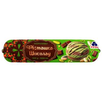 Мороженое Рудь Фисташка-Шоколад 500г - купить, цены на КОСМОС - фото 1