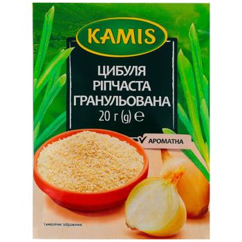 Приправа Kamis Лук репчатый гранулированный 20г - купить, цены на Чудо Маркет - фото 1