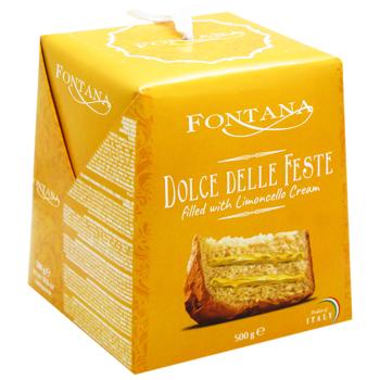 Панетоне Fontana з кремом лімончелло 500г - купити, ціни на ULTRAMARKET - фото 2