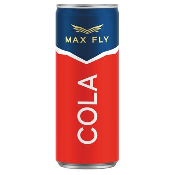 Напиток газированный Max Fly Кола 250мл - купить, цены на КОСМОС - фото 1