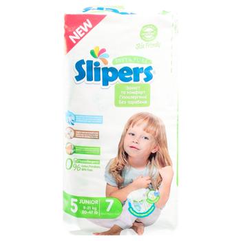 Підгузки Slipers S-205 5 Junior 11-25кг 7шт - купити, ціни на - фото 5