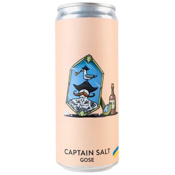 Varvar Captain Salt Light Beer 5% 0.33l - buy, prices for WINETIME - photo 1