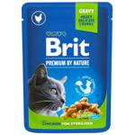 Brit Premium Wet Food with Chicken for Sterilized Cats 100g