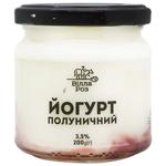 Йогурт Вилла Роз Клубничный 3,5% 200г