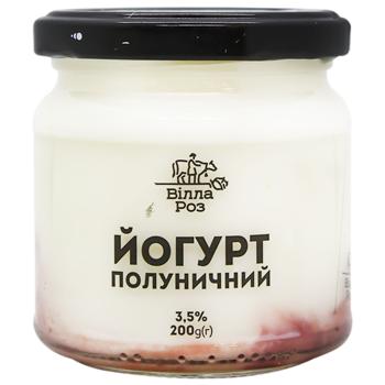 Villa Rose Strawberry Yogurt 3.5% 200g