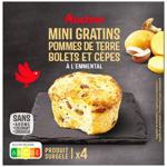 Гратен Auchan міні 4шт 400г