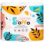 Туалетная бумага Soffo Comfort 2-слойная 4шт