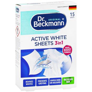 Dr. Beckmann Active White Color Renewal Washing Napkins 15pcs - buy, prices for Supermarket "Kharkiv" - photo 3