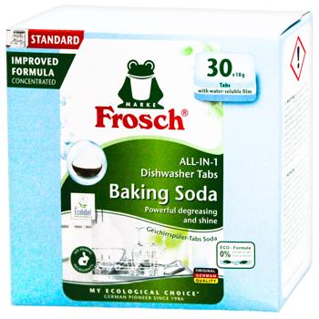 Таблетки для посудомийних машин Frosch Сода 30шт