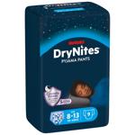 Підгузки-трусики Huggies DryNites для хлопчиків нічні 8-15років 9шт