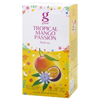 G'tea! Mango and Passion Fruit Black Tea 1.5g*20pcs