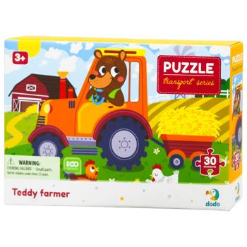 DoDo 300371 Bear-Tractor 30 Elements Puzzle - buy, prices for NOVUS - photo 1